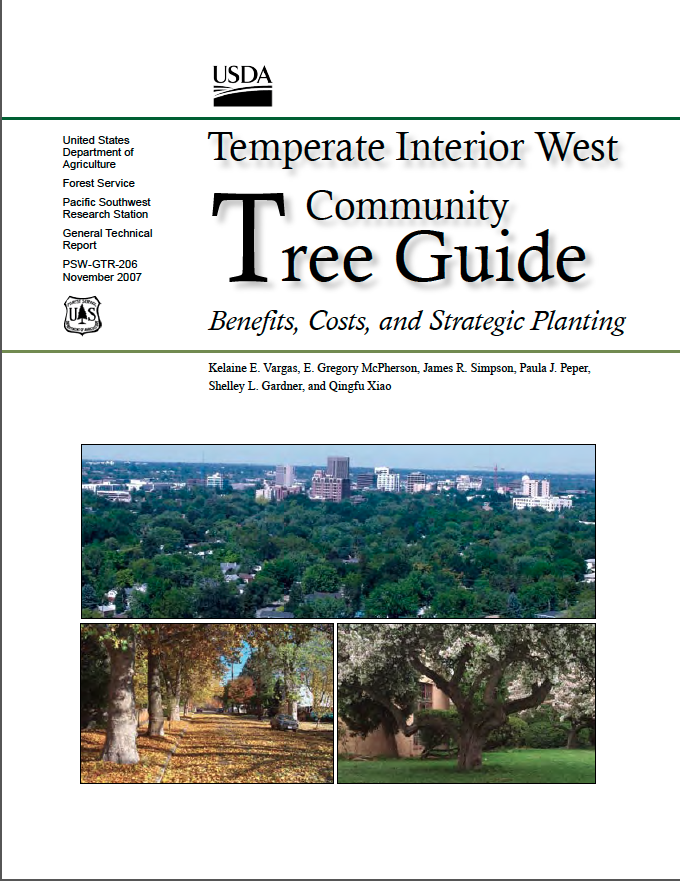 Cover of Temperate Interior West Community Tree Guide